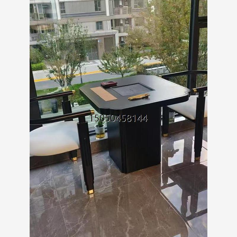 新中式阳台实木小茶桌休闲