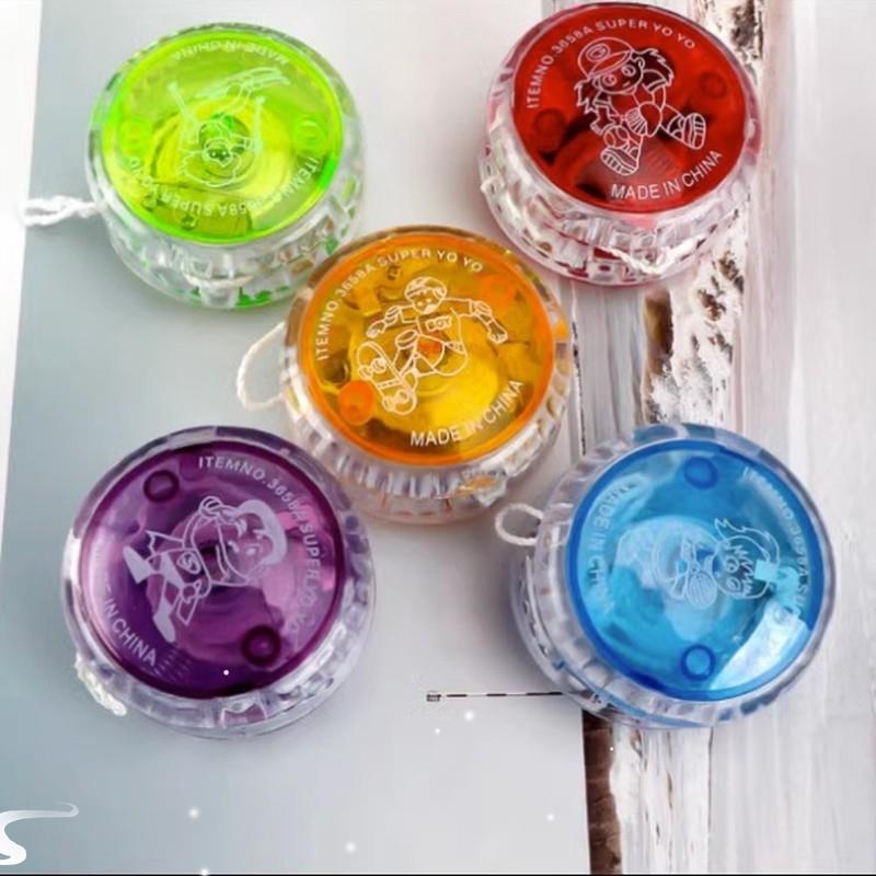 1pc flashing led glow light up  party colorful yo-yo toy