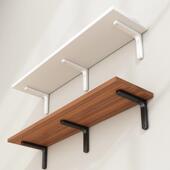 wooden Wall braets partitions wall mounted shees