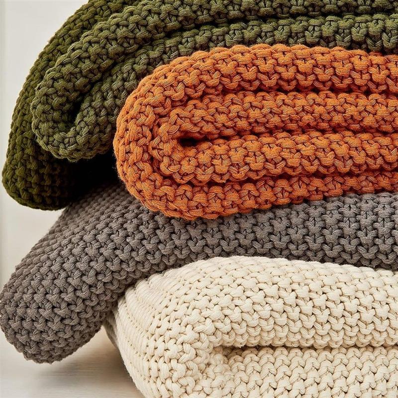 Knitted air condition blanket nap sofa cover baby blankets