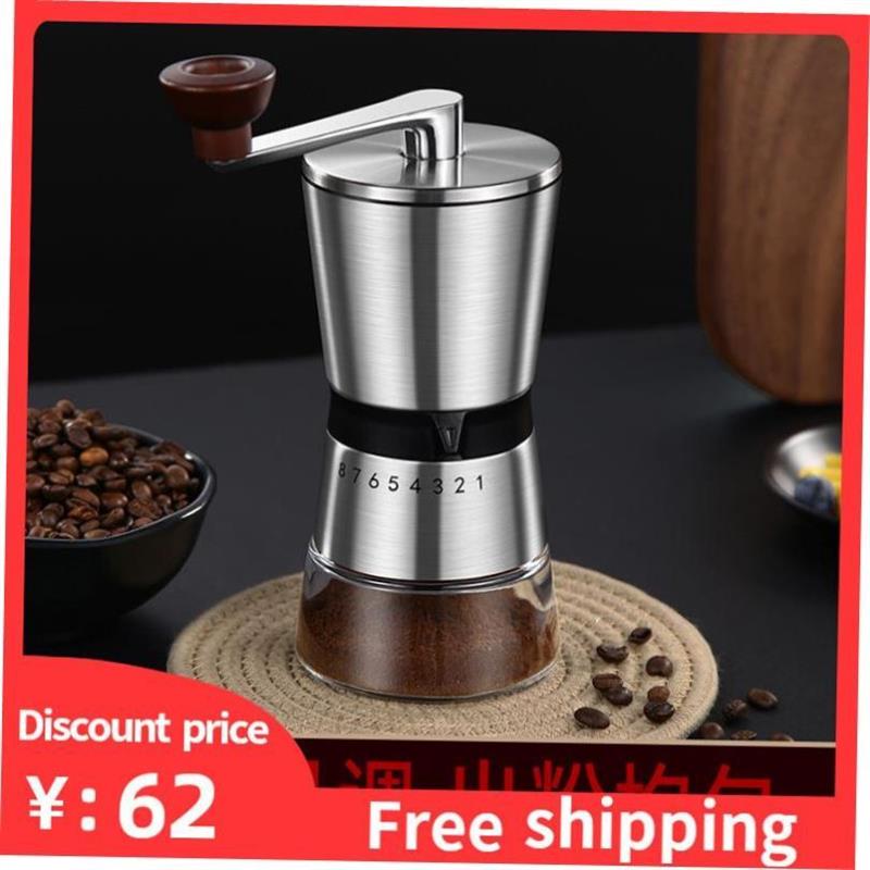 Manual Coffee grinder Stainless steel Burr milling咖啡磨豆机