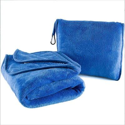 Airplane blanket with soft bag pillowcase Travel Essentials