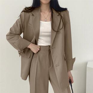 blazer women jacket 2024 女suit summer 短外套两件套西装 coat
