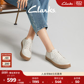 Clarks其乐BarleighLace女鞋 小白鞋 夏季 轻盈休闲板鞋