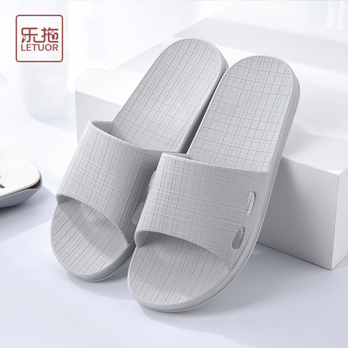 乐拖男士洗澡浴室拖鞋夏天