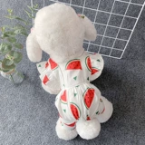 Собачья одежда для летней тонкой четвероногих одежды для грязной и противоположной защиты от солнцезащитного крема Тедди Померанский милый маленький собака