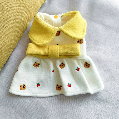 Собачья одежда Pet Cat Puppy осень и зимняя юбка милая юбка принцессы Тедди Bomebi Beome Bin маленькая собака