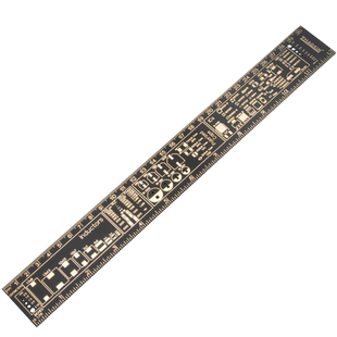 多功能沉金PCB直尺封装尺测量尺工程尺PCB开发尺电子工程师伴侣