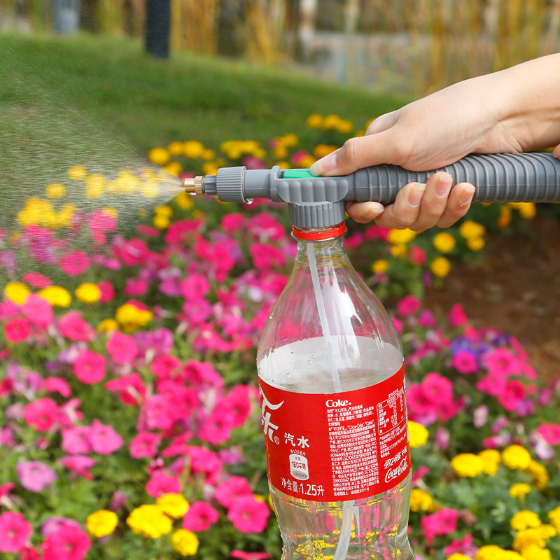 饮料瓶喷雾器浇花喷壶气压式喷头多功能家用小型喷雾瓶可调节喷嘴