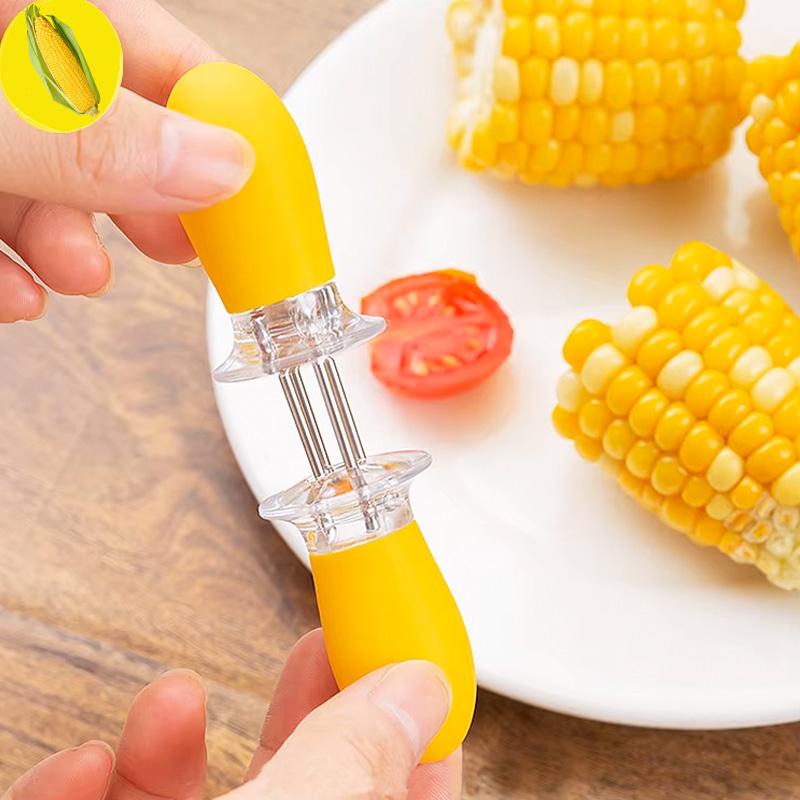 防燙手玉米鋼叉創意家用燒烤工具