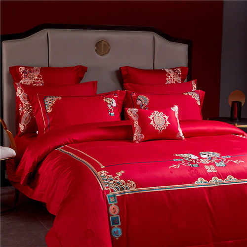 温莎蒂120支高端长绒棉结婚床品