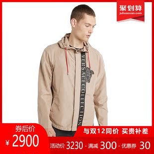 正品Versace/范思哲夹克外套连帽男新款VC半脸美杜莎休闲男装