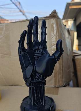 3d打印赛博朋克机械手PS45 Xbox机架一体手柄支架摆件