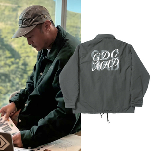 现货 MADNESS 25AW 上海快闪限定联名款 余文乐加绒教练夹克外套