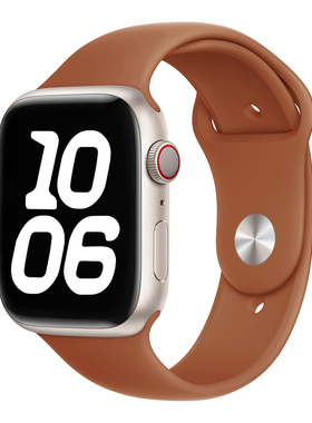 适用iwatchS11/S9表带s9苹果手表applewatch10/9/8代6/4/5/3代硅胶SE运动45/41透气新款44mm女男款Ultra2表带