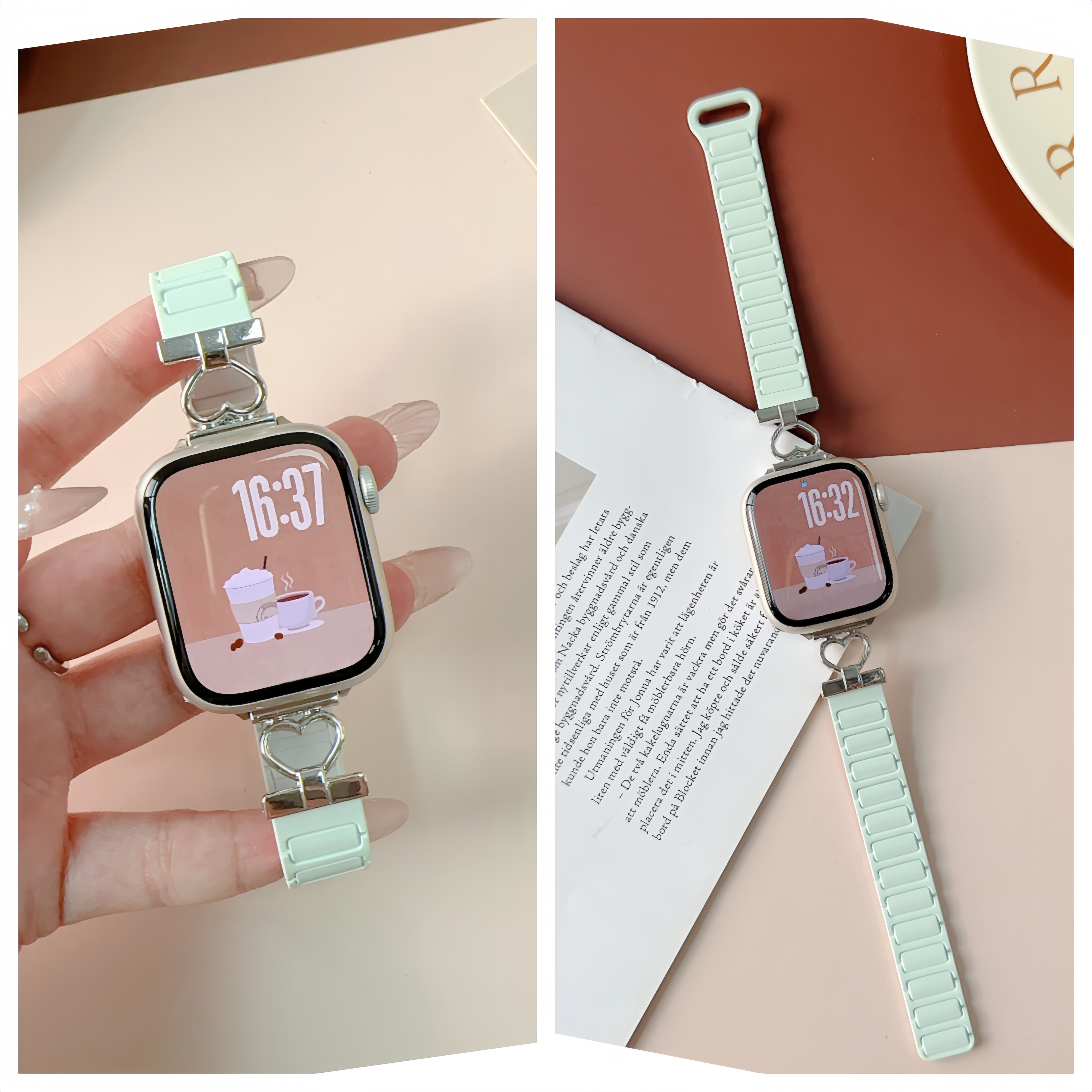 适用苹果手iWatch9表s10带图片