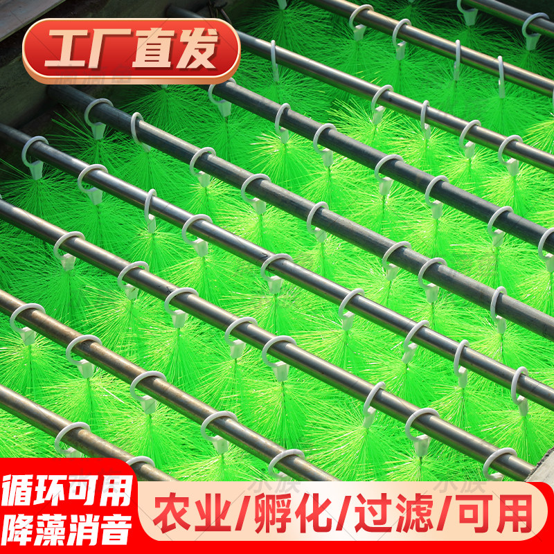 孵化草孵化毛刷锦鲤产卵草金鱼鱼卵孵化刷鱼卵着床水产养殖鱼巢