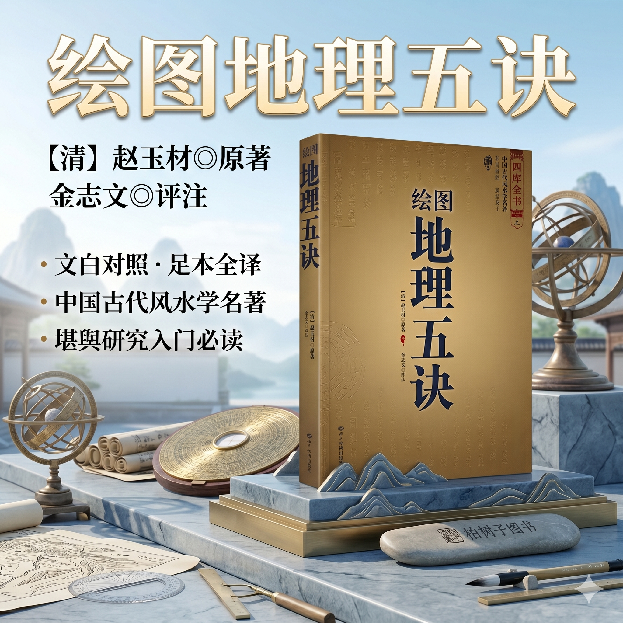 正版绘图地理五诀 赵九峰 图解阴宅寻龙点穴消砂纳水立向十二水口山脉走势脉穴吉凶龙穴砂水向法三合地理学派风水入门白话全译古籍
