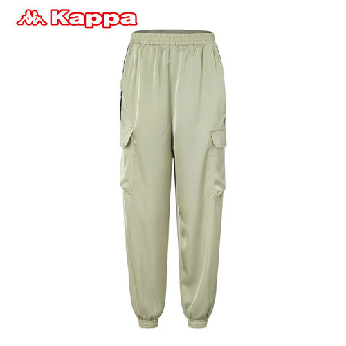 Kappa卡帕串标运动裤新款女工装长裤休闲裤小脚卫裤K0B42AY79