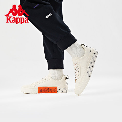 帆布鞋Kappa低帮卡帕小白鞋低帮