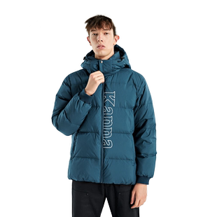 Kappa卡帕羽绒服冬男高领连帽防寒服面包服保暖外套K0B72YY72D