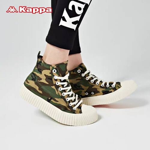 KAPPA情侣高帮帆布鞋掌柜推荐