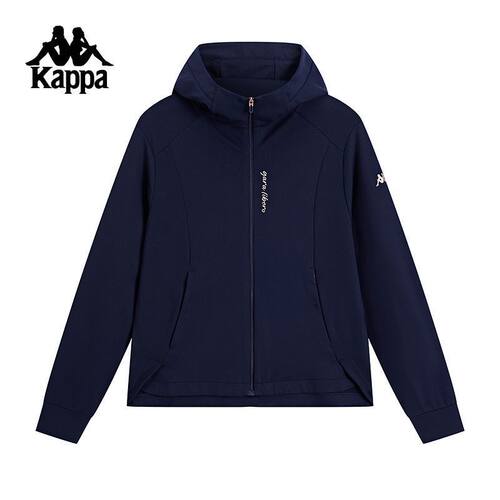 Kappa卡帕背靠背运动外套女春秋新款休闲连
