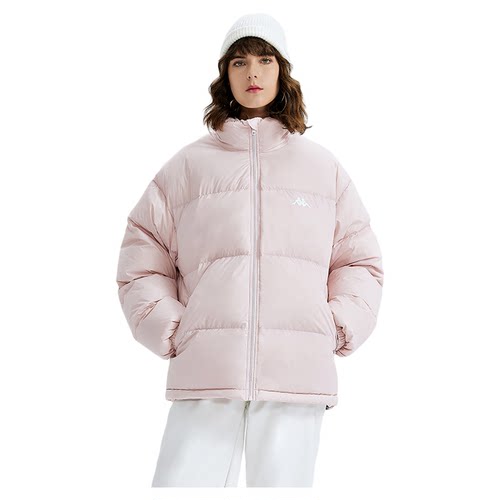 卡帕男女印花围巾箱式羽绒服