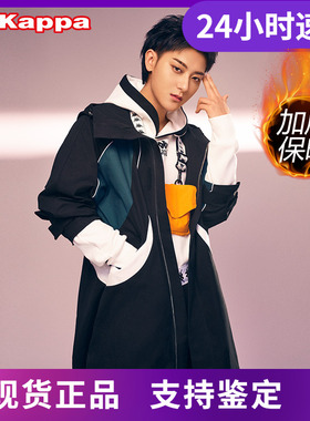 Kappa卡帕BANDA串标加厚款男连帽防风衣秋冬KPAQCFJ50M