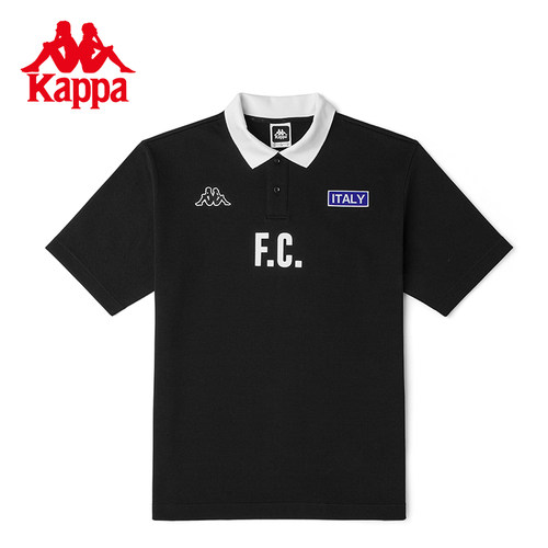 卡帕Kappa Azzurro系列短袖新款情侣男女POLOT恤运动半袖KAB1SP03
