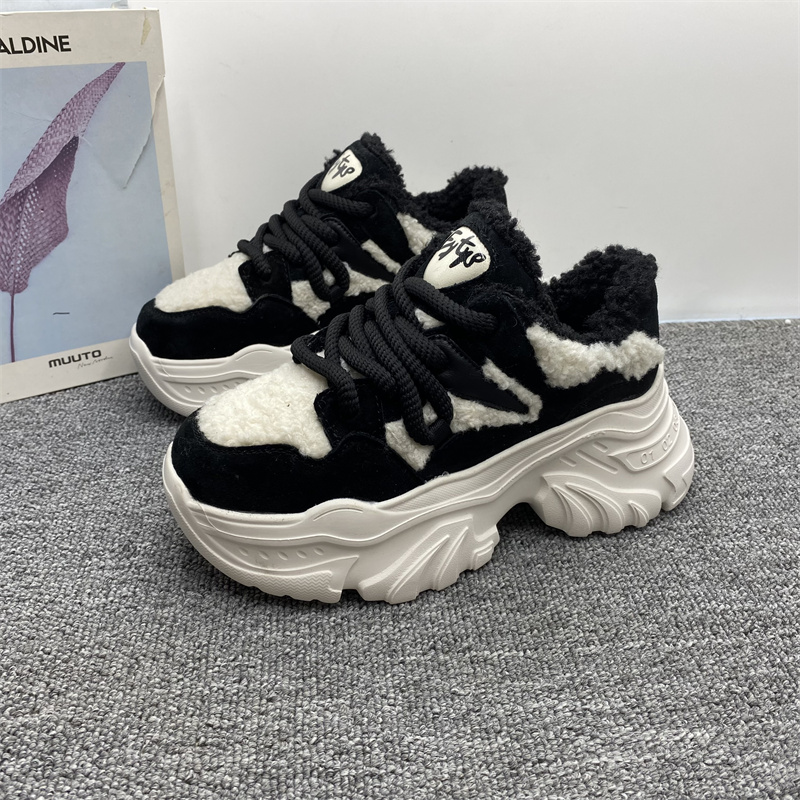 冬季新款韩版百搭保暖休闲棉鞋