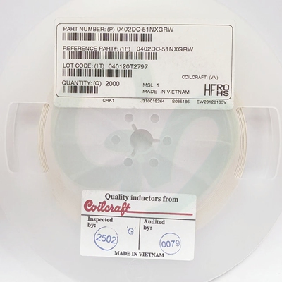 原装0402DC-51NXGRW贴片大电流绕线电感1005 0402 51nH 620mA