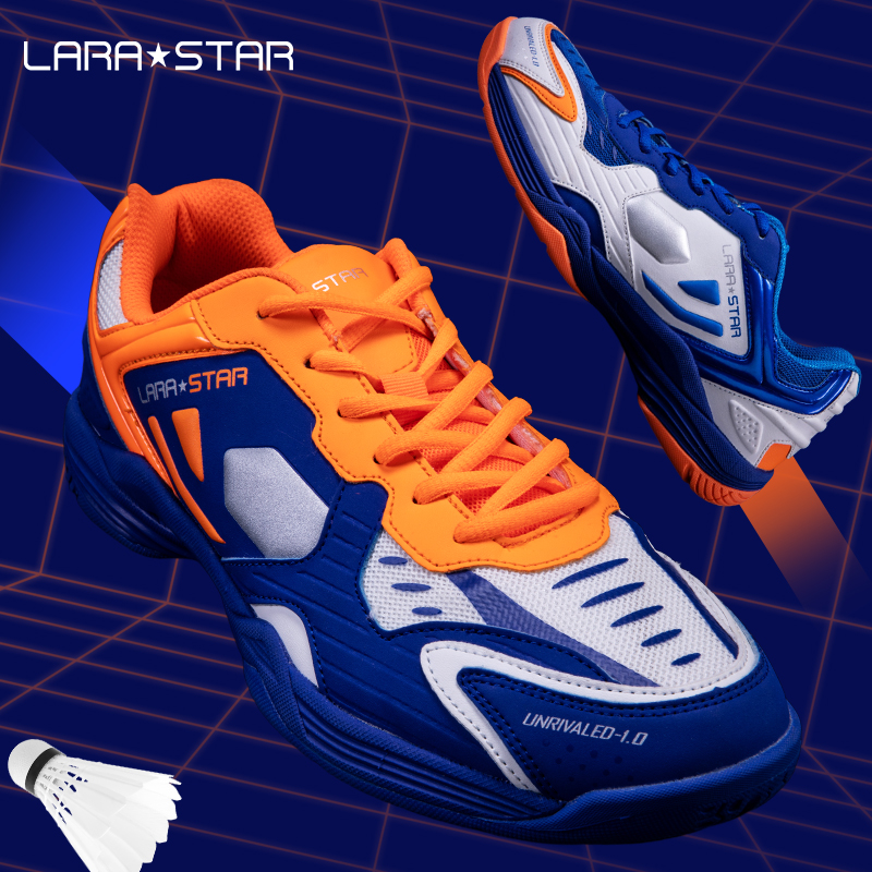 劳拉之星0040太极一代羽毛球鞋男款鞋女鞋防滑训练撞色专业运动