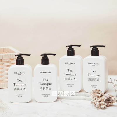 Miller Harri清新茶香TeaTonique洗发水护发素沐浴露润肤露340ml