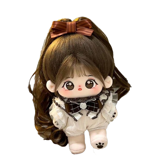 娃衣棉花娃娃衣服20cm女娃玩偶20厘米公仔可爱帽子鞋子发饰小配件