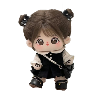 棉花娃娃衣服女20cm娃衣女娃裙子玩偶人形小女孩公仔迷你服装配饰