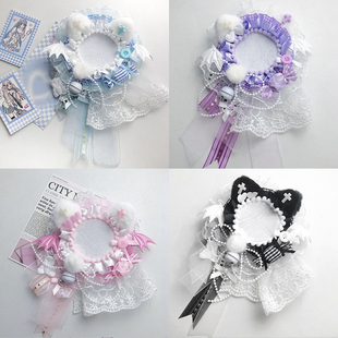 吧唧托谷美材料包成品58mm痛包谷子配饰丝带diy材料恶魔的婚礼