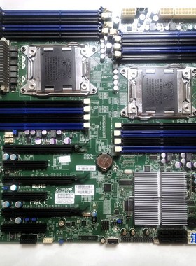 超微X9DRI-F双路X79 2011 C602服务器主板支持E5 V2服务器DDR3