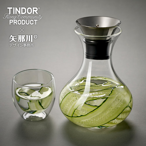 tindor田代耐热玻璃套装冷水壶
