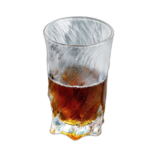 田代创意玻璃杯水杯绿茶杯日式洋酒杯浅雪星芒限定水晶冰冻烧杯子