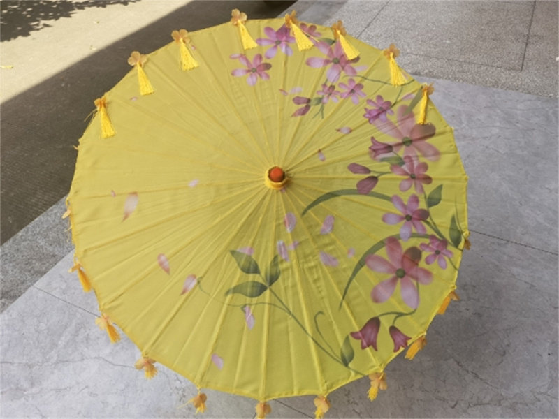流苏花瓣伞演出道具舞蹈伞装饰