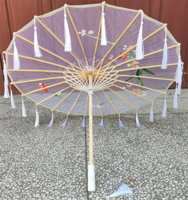 流苏伞表演伞跳舞演出伞舞蹈伞