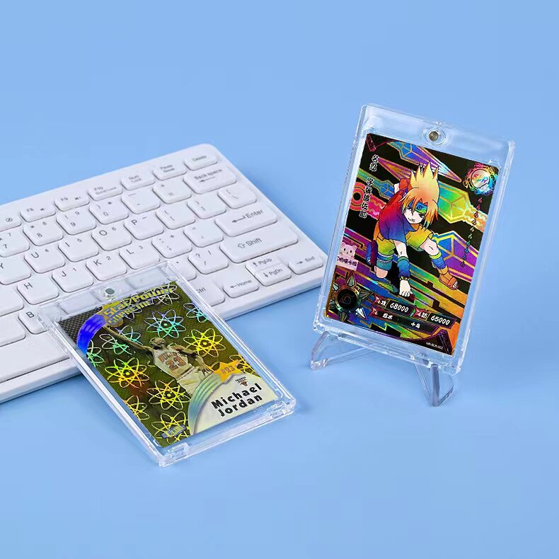 吸磁卡砖35pt帕尼尼球星卡游戏王万智牌奥特曼小卡拍立得强磁卡套