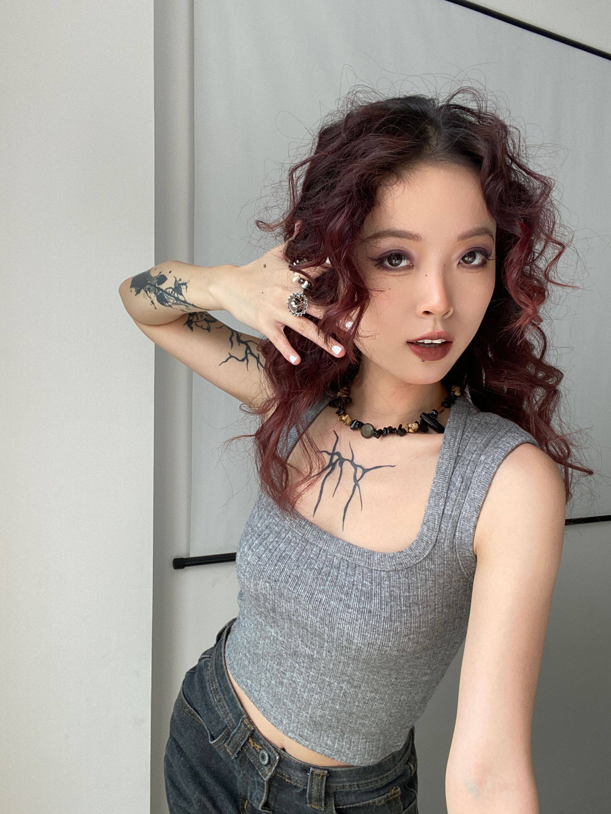 复古大奶背心羊绒基础款
