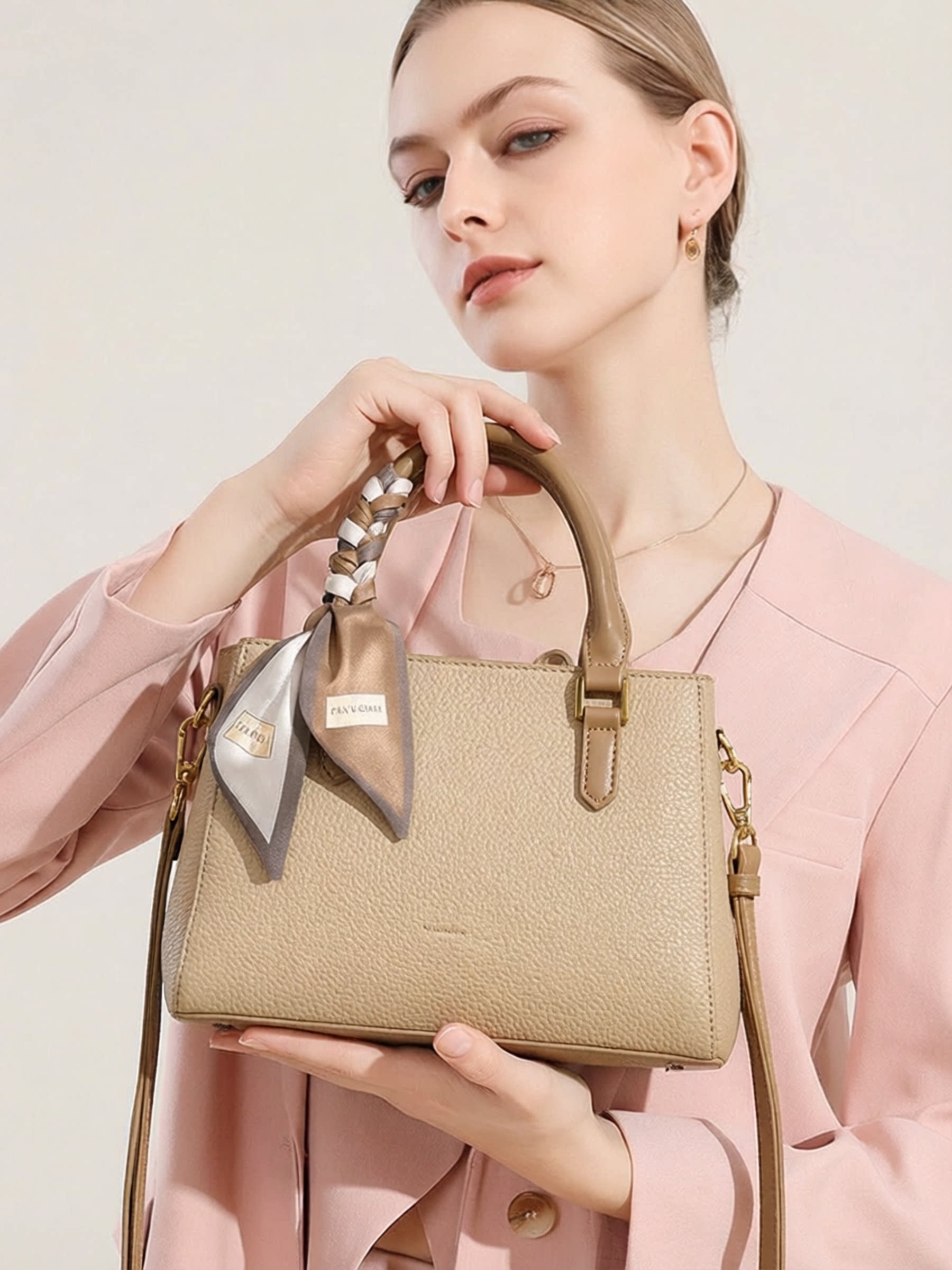 Gift bag 2026 new multi-compartment large capacity women's bag crossbody bag middle-aged mom commuter shoulder handbag