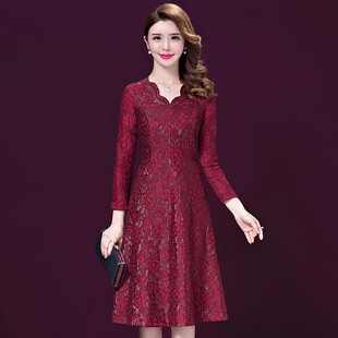 高端喜婆婆婚宴装 新款 婚礼婚庆妈妈装 结婚中年连衣裙 礼服2022秋季