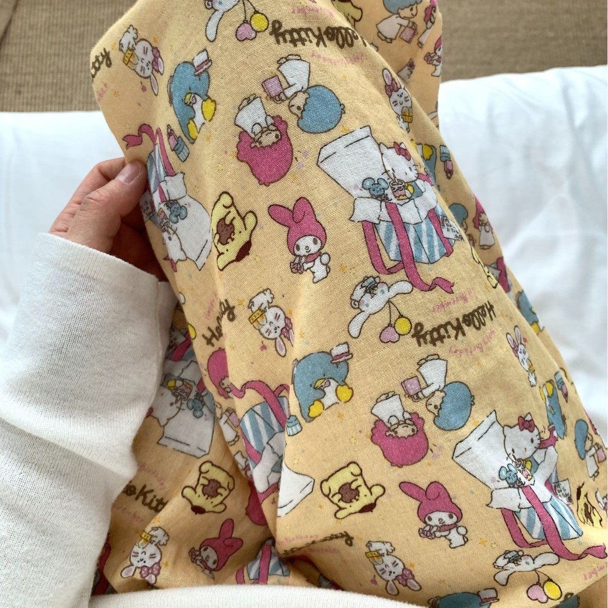 居家睡裤全棉双层纱舒适外穿女