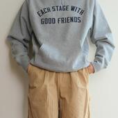 777 ivy学院横织定制面料450g纯棉帽衫 男女同款 好朋友美式