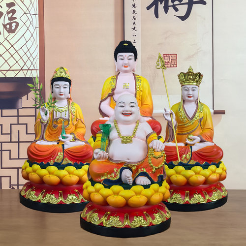 树脂观音佛像树脂全堂佛像