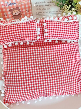 娃床20cm15cm10cm棉花娃娃的床拉布布小熊玩偶公仔被子枕头床品